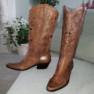 Matisse "Made in Brazil" Genuine Leather Western Boots - Women's 9 Like New